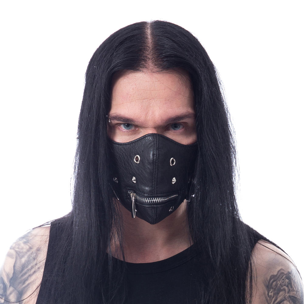 Poizen Industries - LANZO Masker - Mondkap - Zwart